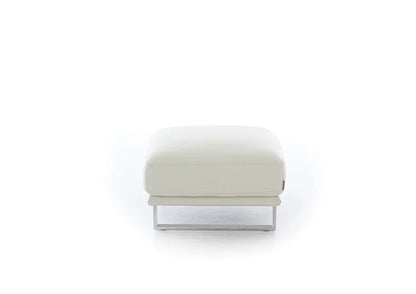 W.SCHILLIG Hocker montanaa 24250 G70 Leder Z59/42 weiß - Komfortmöbel24