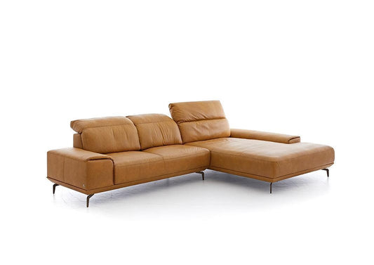 W.SCHILLIG Longchair MR2490 24400 Leder Z69/52 kurkuma