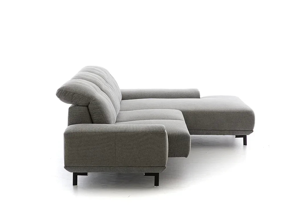 W.SCHILLIG Longchair MR2490 24400 Stoff R66/22 dolphin - Komfortmöbel24