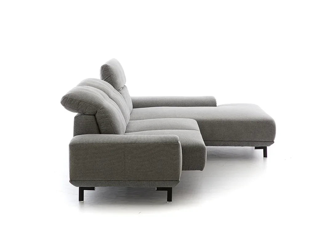 W.SCHILLIG Longchair MR2490 24400 Stoff R66/22 dolphin - Komfortmöbel24