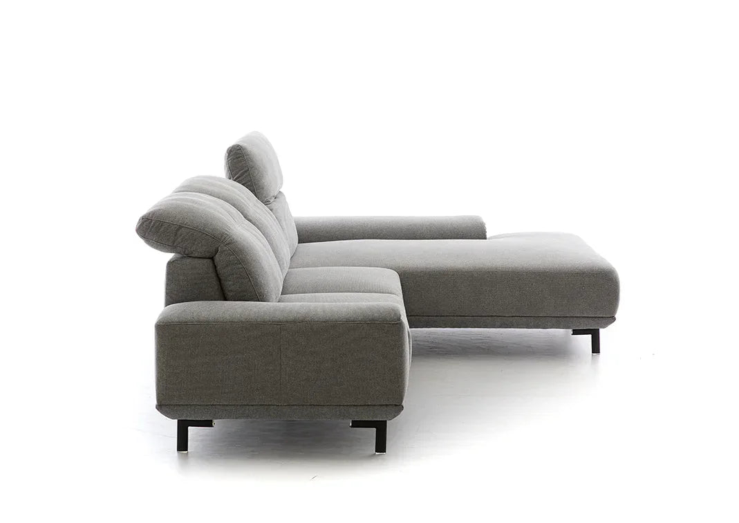 W.SCHILLIG Longchair MR2490 24400 Stoff R66/22 dolphin - Komfortmöbel24