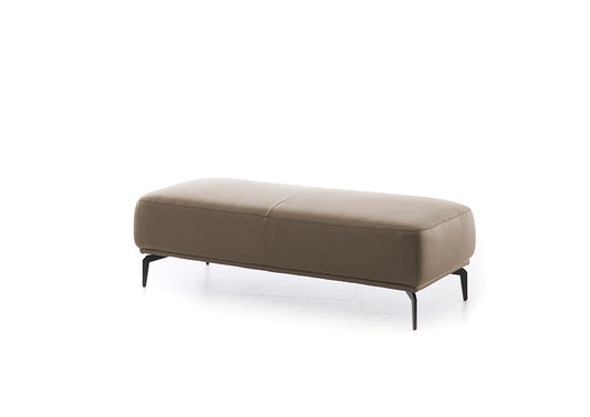 W.SCHILLIG Hocker tavaroo 24470 G140 Leder Z73/49 taupe