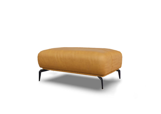 W.SCHILLIG Hocker tavaroo 24470 G90 Leder Z75/52 kurkuma mit KF265