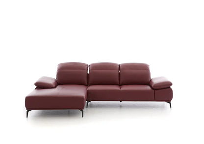 W.SCHILLIG Longchair tavaroo 24470 Leder Z62/13 berry