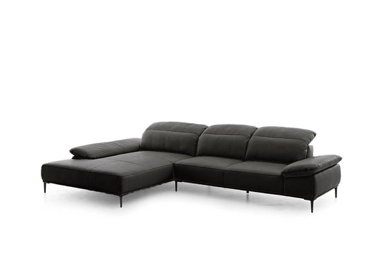 W.SCHILLIG Longchair tavaroo 24470 Leder Z73/99 schwarz