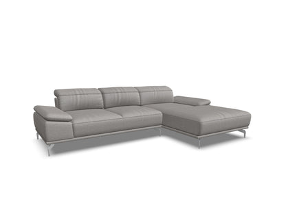 W.SCHILLIG Longchair tavaroo 24470 (B=288) Stoff V87/21 silver