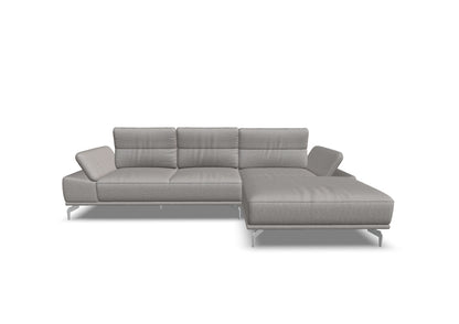 W.SCHILLIG Longchair tavaroo 24470 (B=288) Stoff V87/21 silver