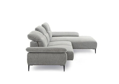 W.SCHILLIG Longchair tavaroo 24470 (B=343) Stoff R75/21 light grey