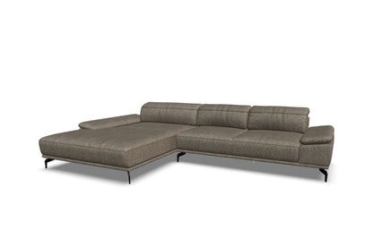 W.SCHILLIG Longchair tavaroo 24470 (B=343) Stoff S22/98 pepper