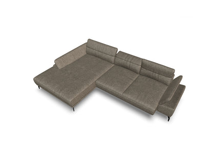W.SCHILLIG Longchair tavaroo 24470 (B=343) Stoff S22/98 pepper