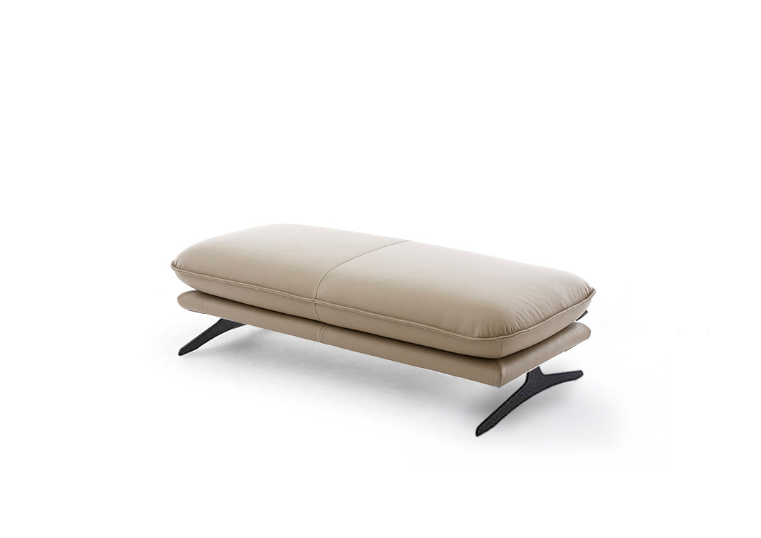 W.SCHILLIG Hocker olivia 24670 G140 Leder Z73/21 stone