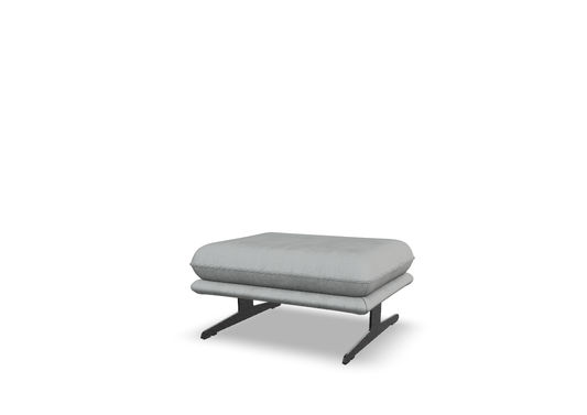 W.SCHILLIG Bundle Longchair olivia 24670 (B=303 cm) Stoff R75/21 light grey inkl. Hocker G80