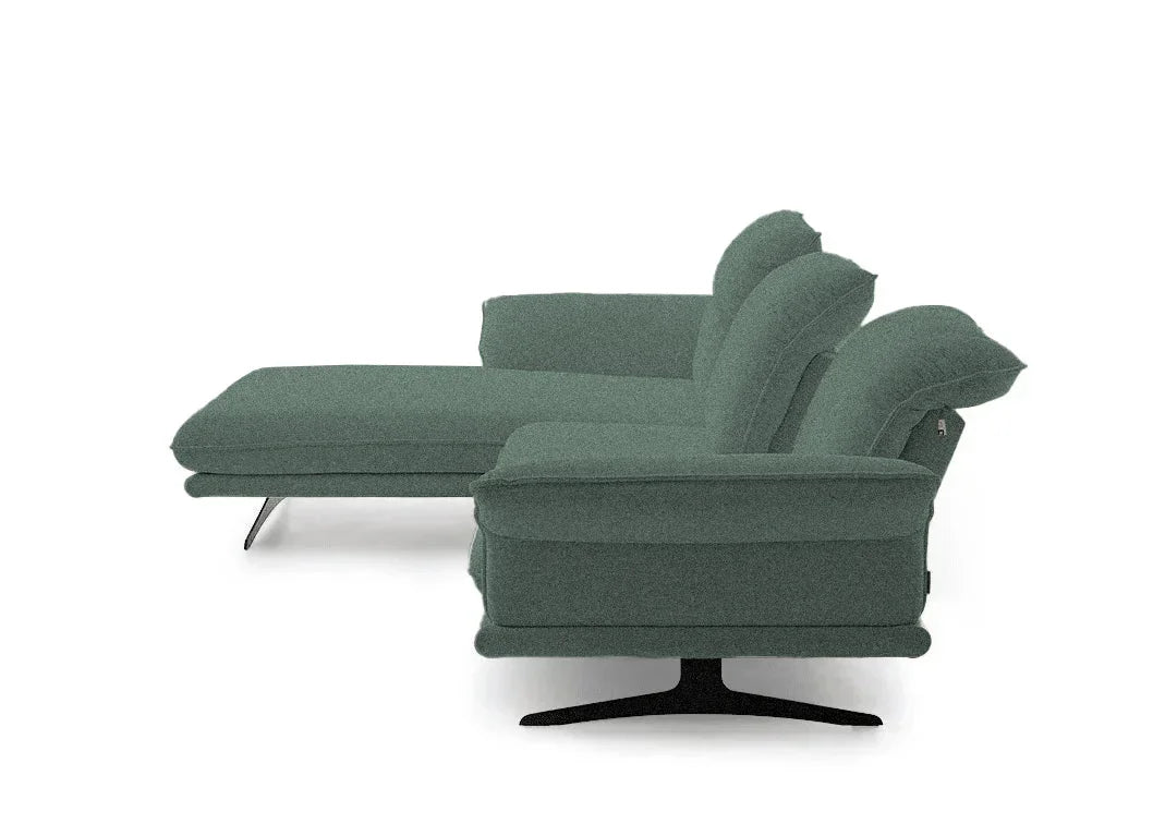 W.SCHILLIG Longchair olivia 24670 (B=303 cm) Stoff O10/31 mint