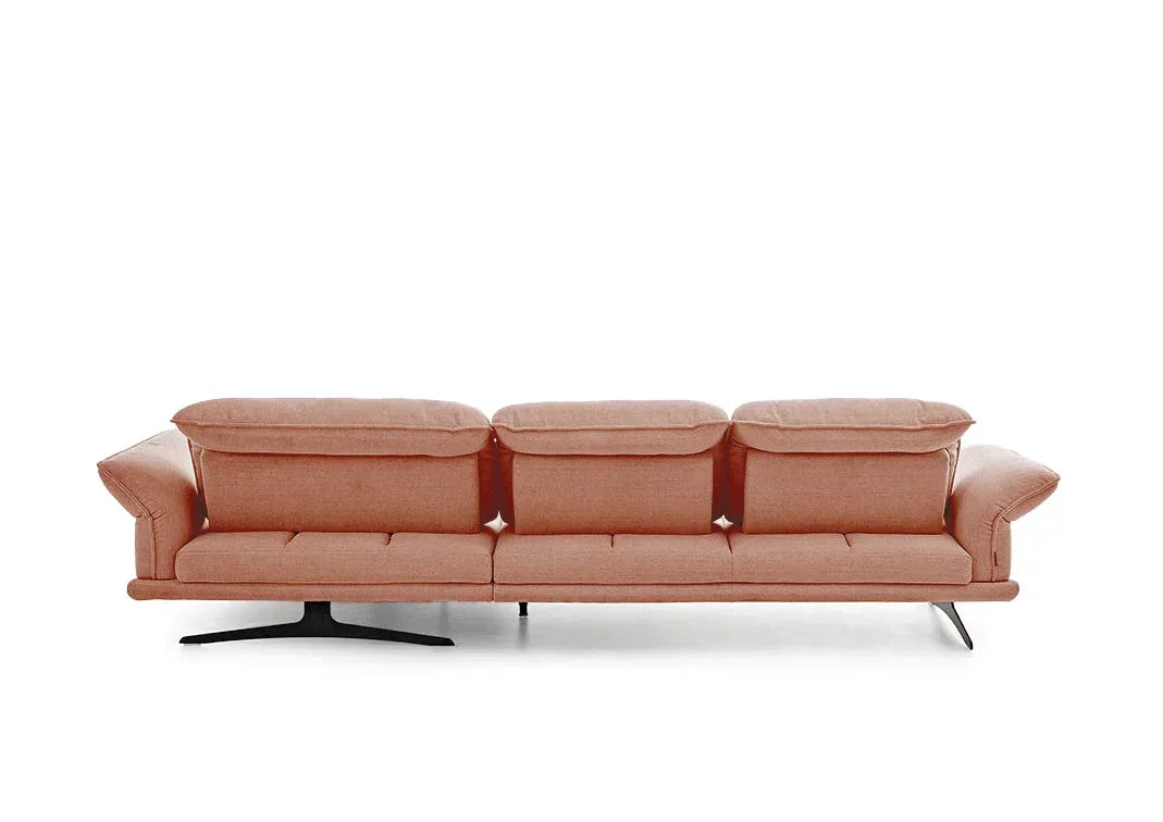W.SCHILLIG Longchair olivia 24670 (B=323 cm) Leder Z75/49 sand inkl. 2 Kissen - Komfortmöbel24