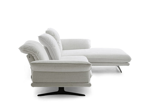W.SCHILLIG Longchair olivia 24670 (B=343 cm) Stoff S22/44 nature