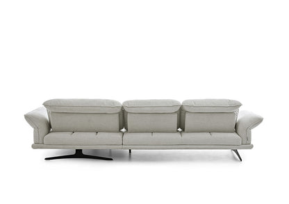 W.SCHILLIG Longchair olivia 24670 (B=343 cm) Stoff S22/44 nature
