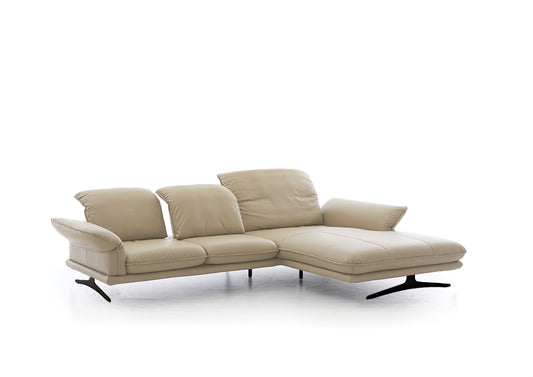 W.SCHILLIG Longchair olivia 24670 (B=323 cm) Leder Z73/21 stone