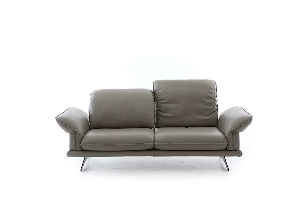 W.SCHILLIG Longchair olivia 24670 NL80 Leder Z66/22 elephant - Komfortmöbel24