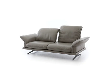 W.SCHILLIG Longchair olivia 24670 NL80 Leder Z66/22 elephant - Komfortmöbel24