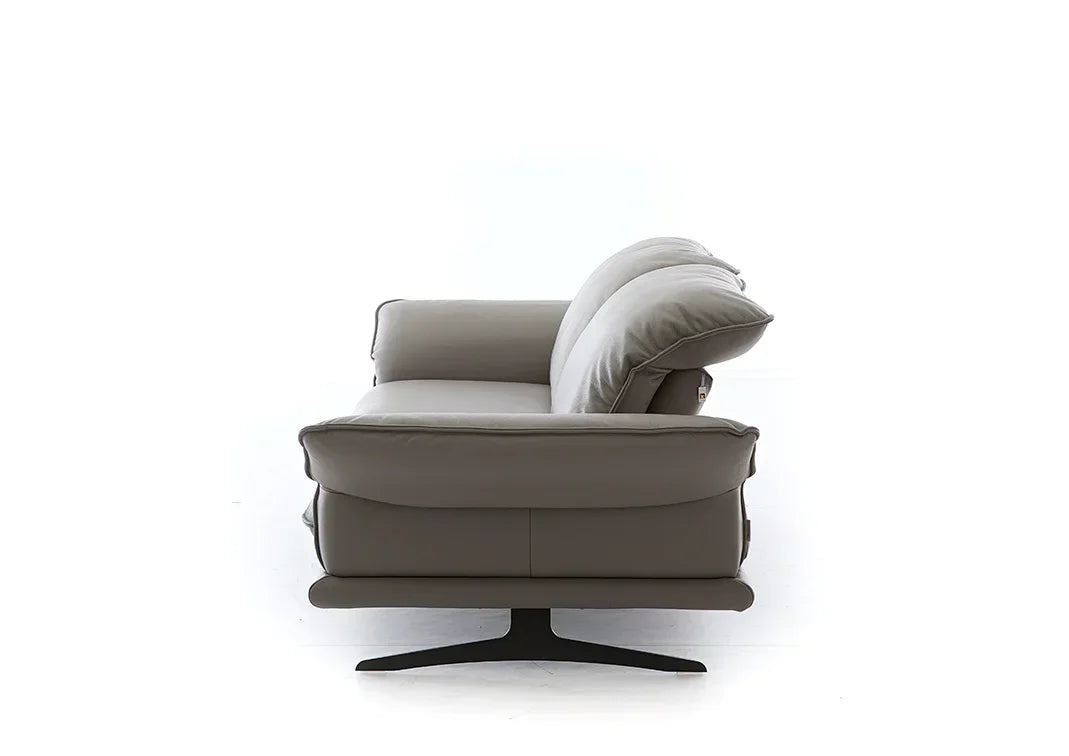 W.SCHILLIG Longchair olivia 24670 NL80 Leder Z66/22 elephant - Komfortmöbel24