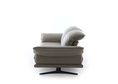 W.SCHILLIG Longchair olivia 24670 NL80 Leder Z66/22 elephant - Komfortmöbel24