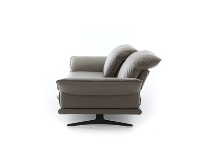 W.SCHILLIG Longchair olivia 24670 NL80 Leder Z66/22 elephant - Komfortmöbel24