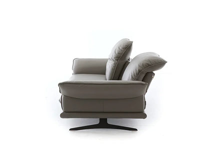 W.SCHILLIG Longchair olivia 24670 NL80 Leder Z66/22 elephant - Komfortmöbel24