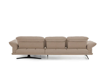 W.SCHILLIG Longchair olivia 24670 (B=303 cm) Stoff W82/50 light brown