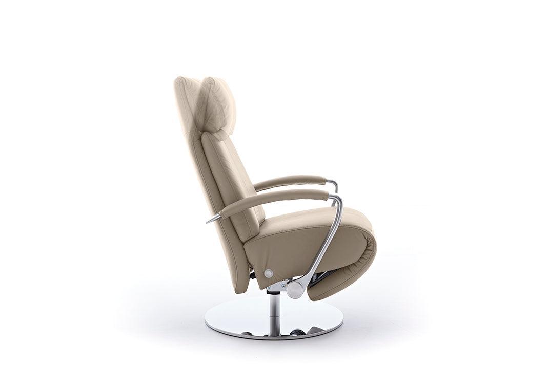 W.SCHILLIG Relax-/Funktionssessel jupiter 2 Leder Z73/21 stone - Relaxsessel