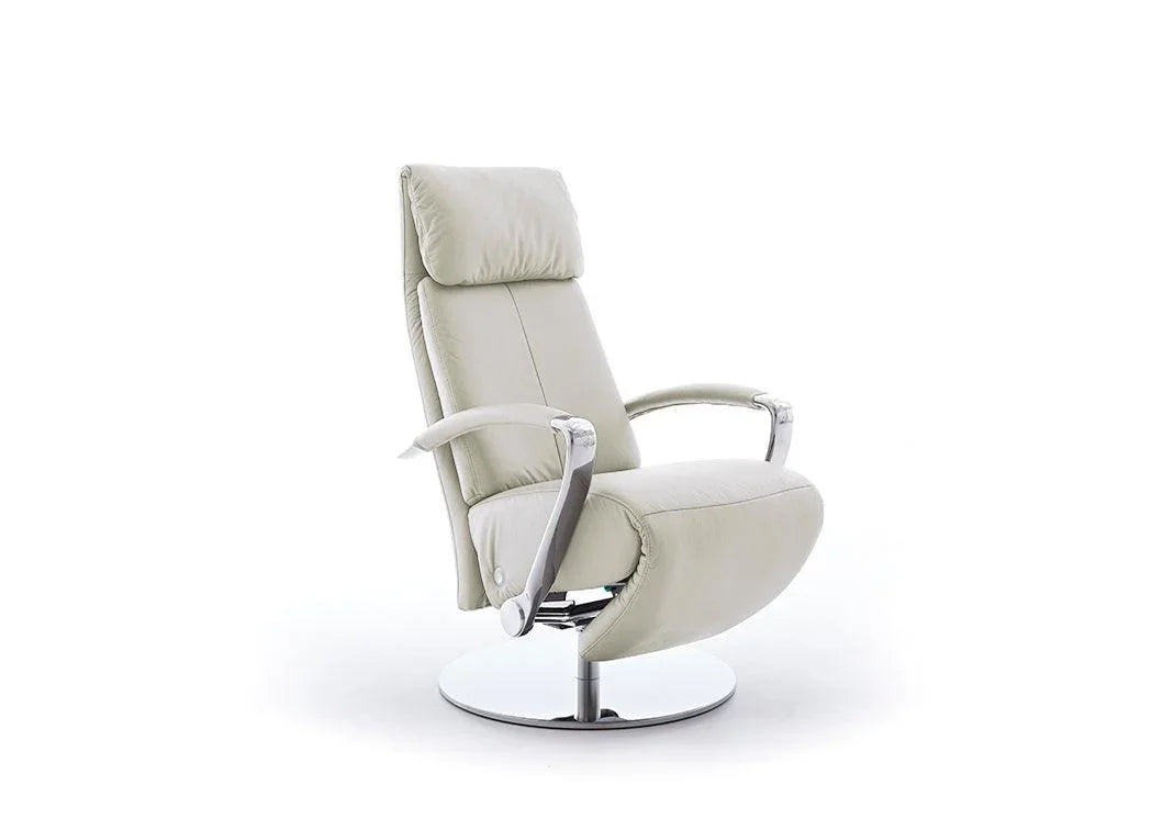 W.SCHILLIG Relax-/Funktionssessel jupiter 2 Leder Z73/43 cream white - Relaxsessel