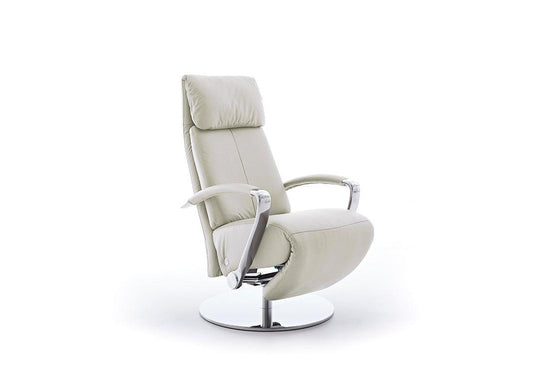 W.SCHILLIG Relax-/Funktionssessel jupiter 2 Leder Z73/43 cream white - Relaxsessel