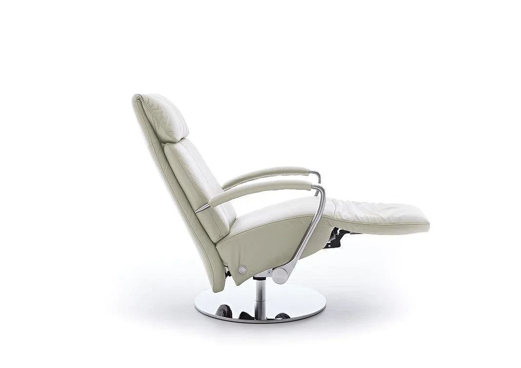 W.SCHILLIG Relax-/Funktionssessel jupiter 2 Leder Z73/43 cream white - Relaxsessel