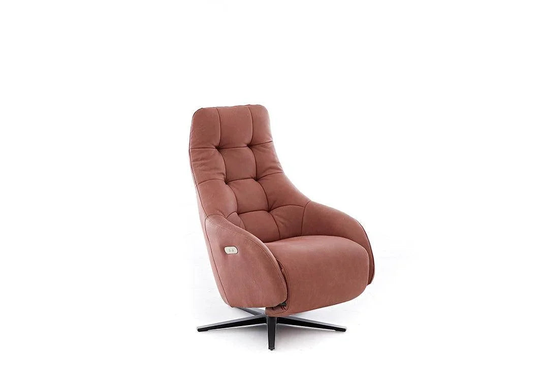 W.SCHILLIG Sessel filippoo 32702 in Leder Z78/15 blush - Komfortmöbel24