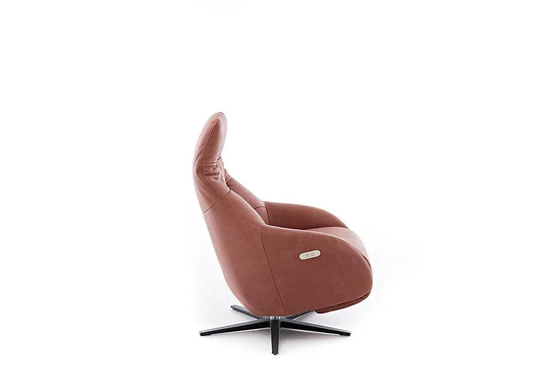 W.SCHILLIG Sessel filippoo 32702 in Leder Z78/15 blush - Komfortmöbel24