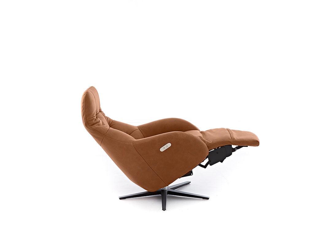 W.SCHILLIG Sessel filippoo 32702 in Leder Z78/50 latte macchiato - Komfortmöbel24