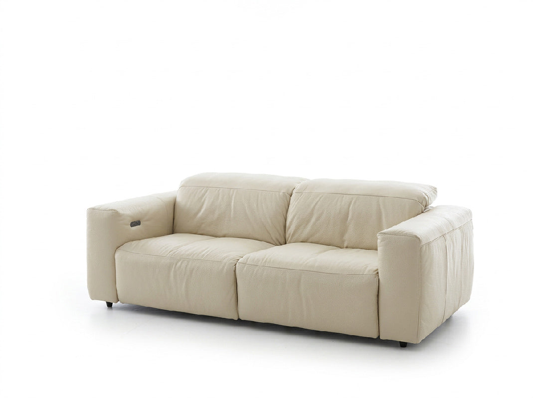 W.SCHILLIG Sofa dwayne 34000 Leder Z84/43 ivory