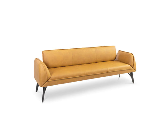 K+W silaxx Solobank Drive (B=218 cm) JH 4602 Leder cloud-71 kurkuma
