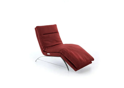 W.SCHILLIG Relaxliege daily-dreams 47001 K85 Leder Z77/11 rosso