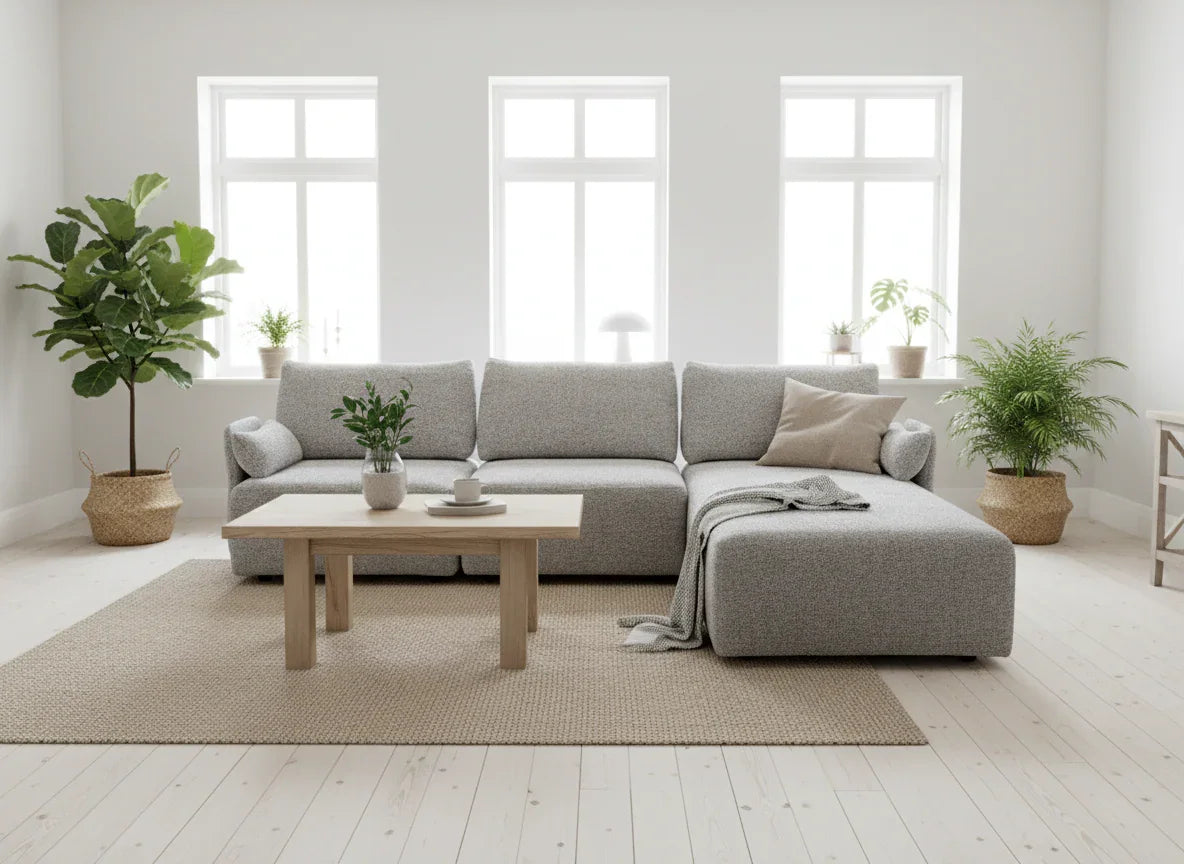 KM24 be:smart Longchair rechts 99331 Stoff (wählbar) - Komfortmöbel24