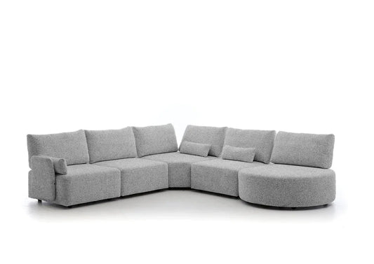 KM24 be:smart Ecksofa links 99331 Stoff (wählbar) - Komfortmöbel24