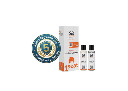 5 Jahre All-in-House Sorglos-Service / gedecktes Leder / 1 Sitz