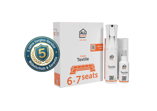 5 Jahre All-in-House Sorglos-Service / Stoff / 6-7 Sitze