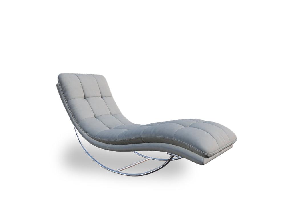 W.SCHILLIG Relaxliege daily dreams 47002 K65 Leder Z69/22 light grey - Komfortmöbel24