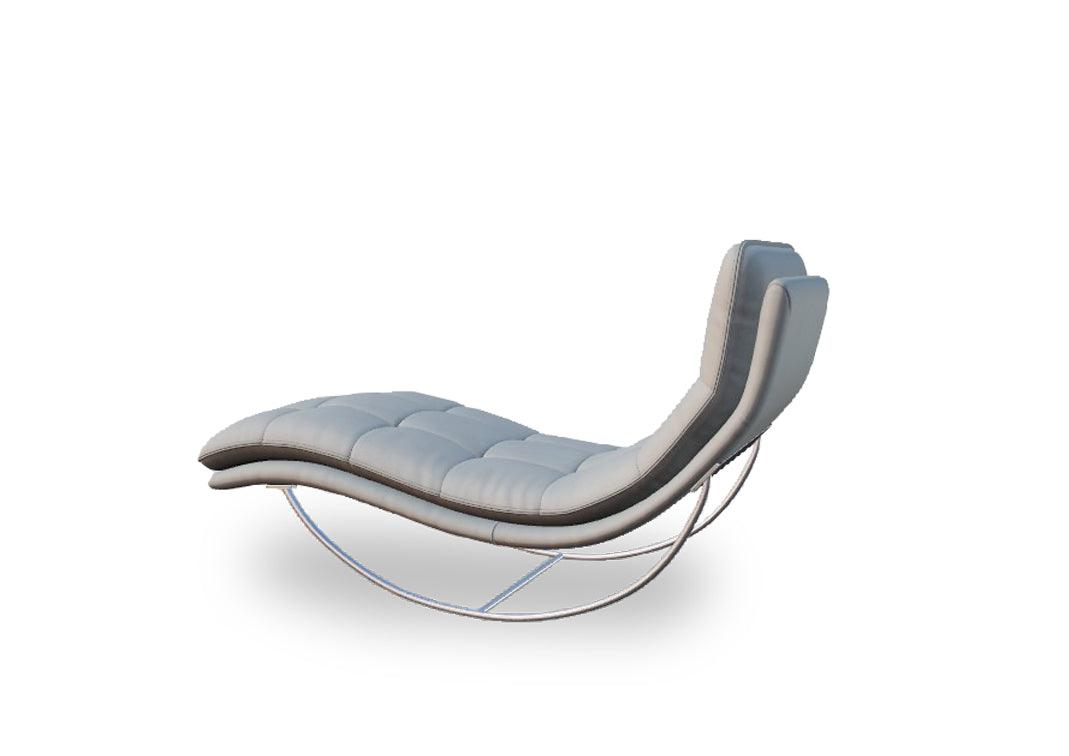 W.SCHILLIG Relaxliege daily dreams 47002 K65 Leder Z69/22 light grey - Komfortmöbel24