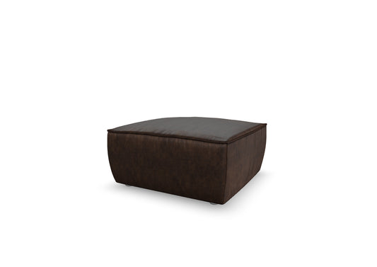 W.SCHILLIG Hocker around-the-block 18050 G80Q Leder Z83/54 chocolate