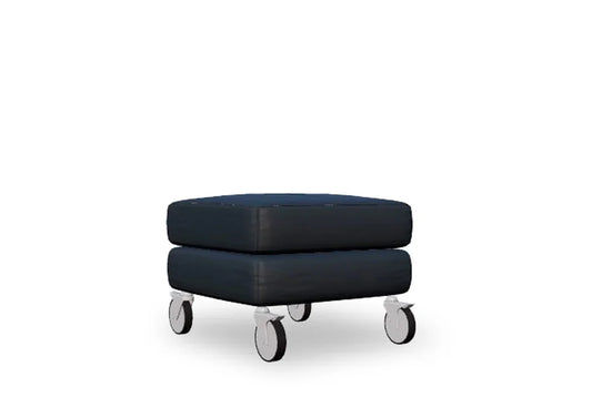 W.SCHILLIG Hocker aleXx 22850 G60 Leder Z66/97 midnight - Komfortmöbel24