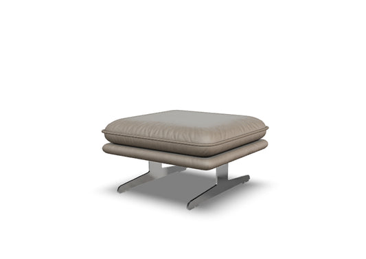 W.SCHILLIG Hocker broadway 16777 G70 Leder Z59/21 stone