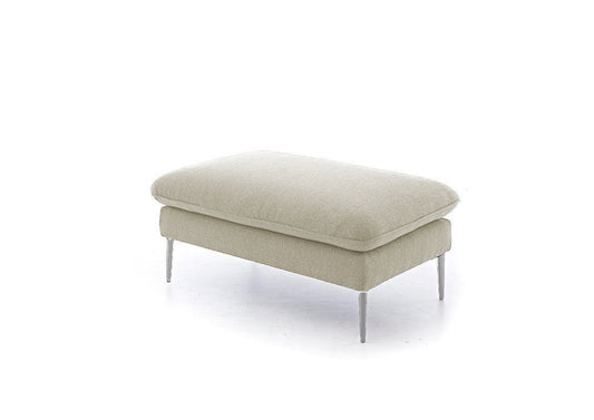 W.SCHILLIG Hocker enjoy&MORE 15450 G105 Stoff V88/44 ivory