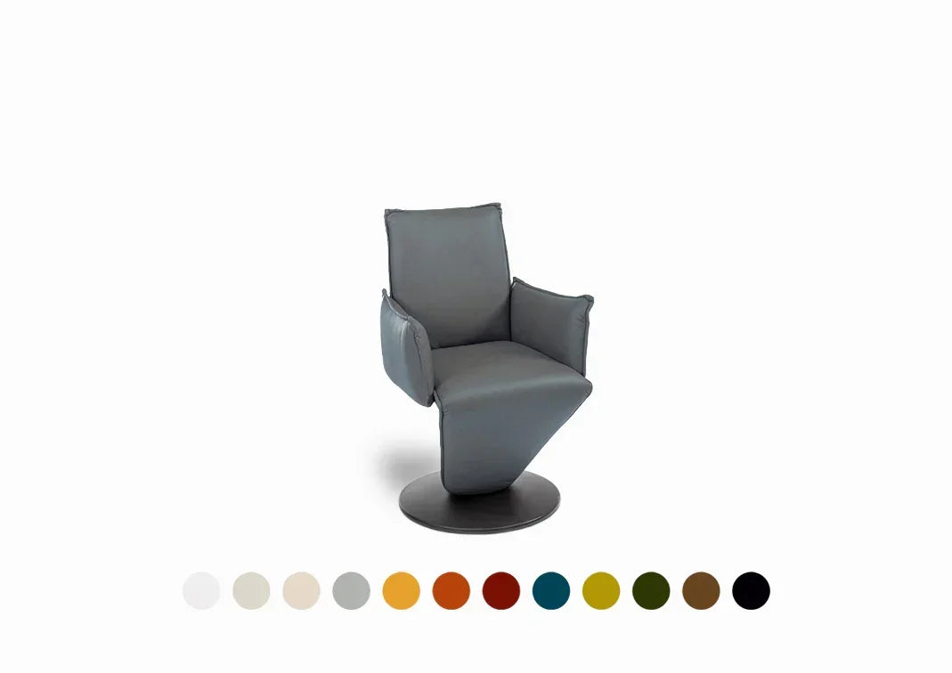K+W silaxx dine+ 6014 Drehsessel Leder oder Stoff wählbar