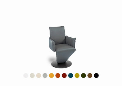 K+W silaxx dine+ 6014 Drehsessel Leder oder Stoff wählbar